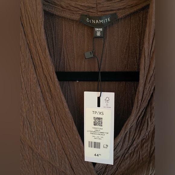 Dynamite Long Sleeve Textured Top - Picture 7 of 10